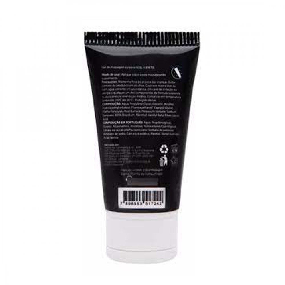 Textura do Gel Retardante e Intensificador de Ere��o K-Man em close up, transparente