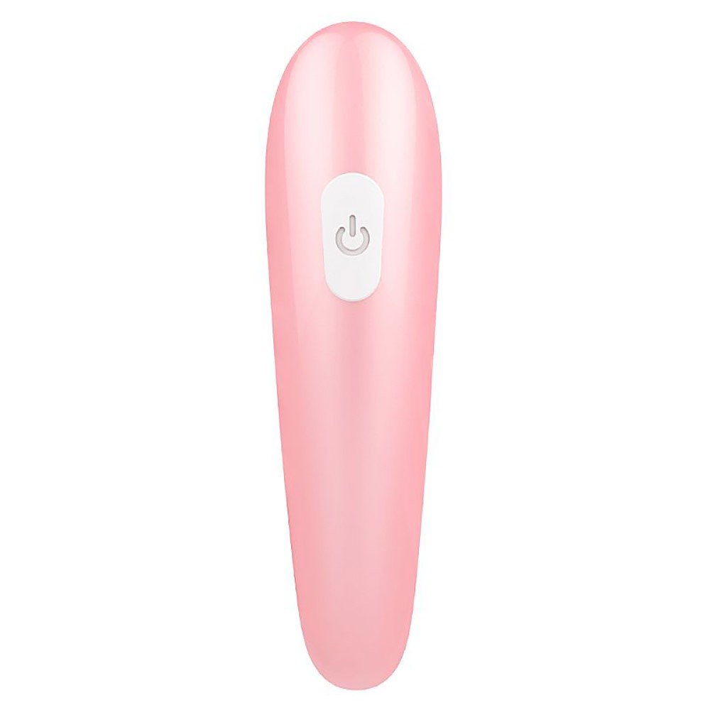 Sugador de Clit�ris Screaming Pro Rosa - Vista traseira com bot�o de controle