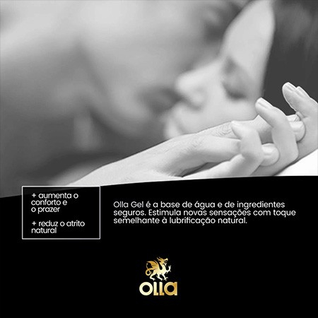 Benef�cios do Olla Gel Lubrificante �ntimo: aumenta o conforto e prazer, reduz o atrito e � � base de �gua