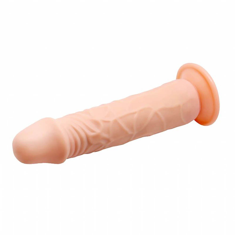 Pênis Reallístico em Silicone com Ventosa 18 x 4,2cm Bege | Foto 05