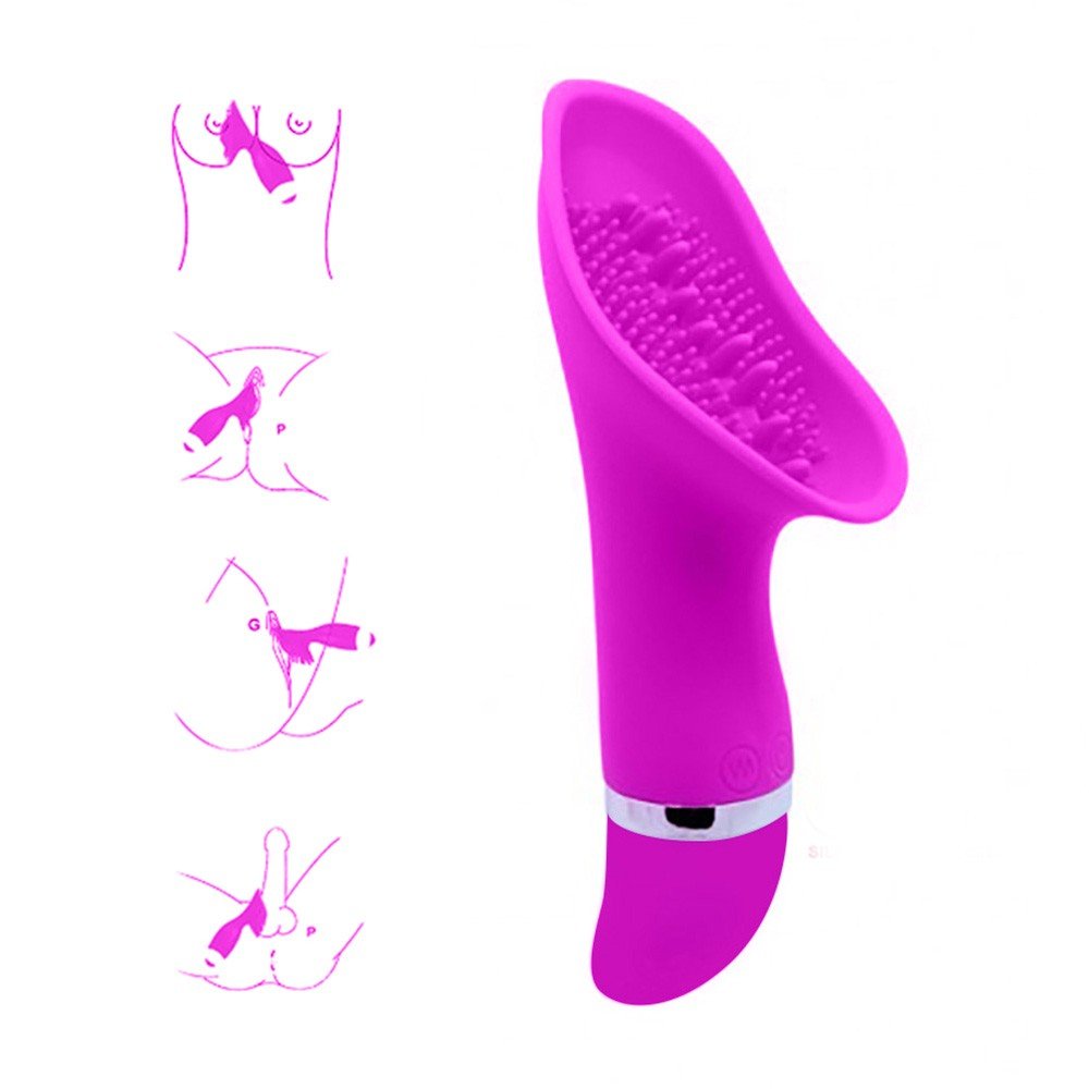 Vibrador para Clitóris em Silicone com 30 Vibrações 16,3 x 5,5cm Claude Roxo | Foto 05