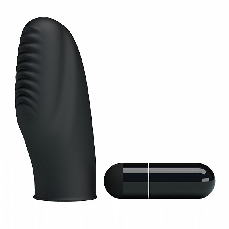 Estimulador Vibrat�rio de Dedo em Silicone Ajust�vel 6,8 x 3,3cm Stanford | Foto 02