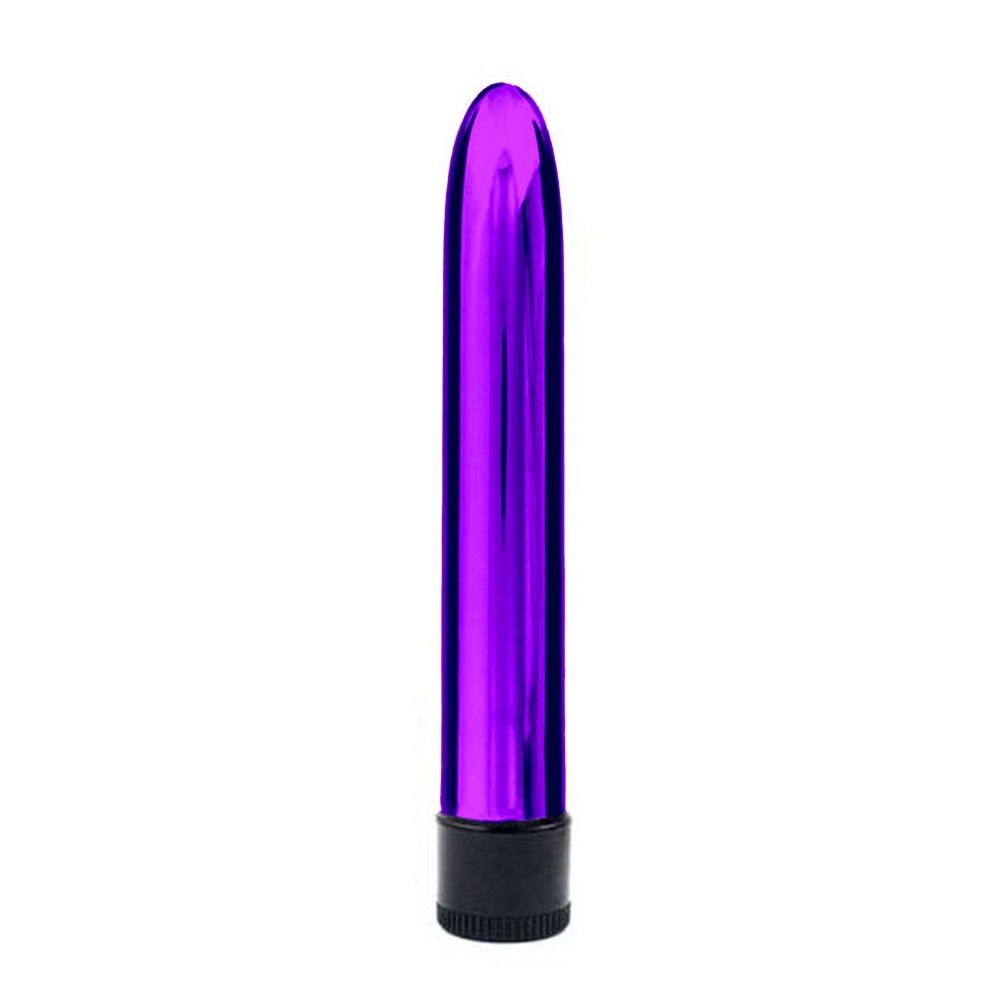 Vibrador Personal Roxo em ABS Multivelocidade, vista frontal