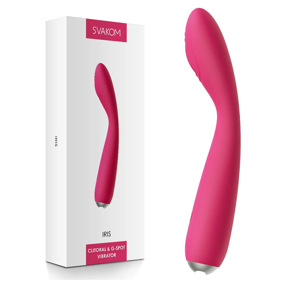 Vibrador Feminino em Silicone com 5 Vibrações Recarregável via USB 19 x 3,5cm Iris Pink | Foto 01 Vibrador Feminino em Silicone com 5 Vibrações Recarregável via USB 19 x 3,5cm Iris Pink | Foto 01