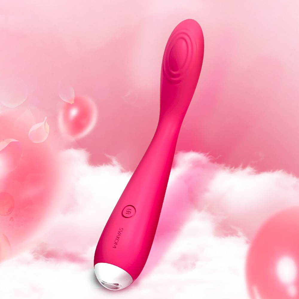 Vibrador Feminino em Silicone com 5 Vibrações Recarregável via USB 19 x 3,5cm Iris Pink | Foto 02 Vibrador Feminino em Silicone com 5 Vibrações Recarregável via USB 19 x 3,5cm Iris Pink | Foto 02