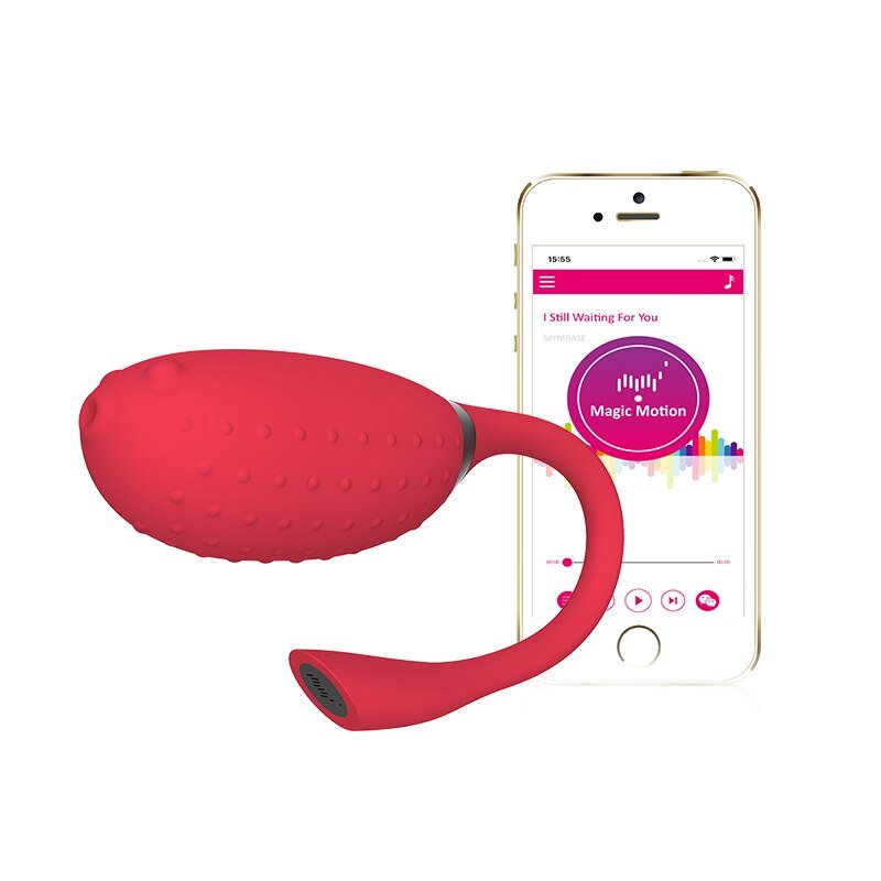 Vibrador para Casal Recarregável via USB com Controle por APP Magic Fugu Vermelho | Foto 01 Vibrador para Casal Recarregável via USB com Controle por APP Magic Fugu Vermelho | Foto 01