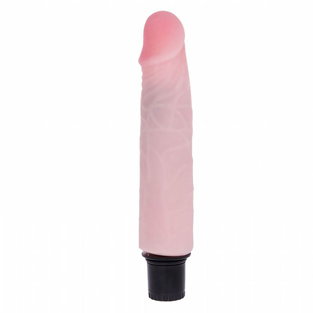 Pênis Reallístico em Silicone Multivelocidade 17,5 x 4cm Bege | Foto 01