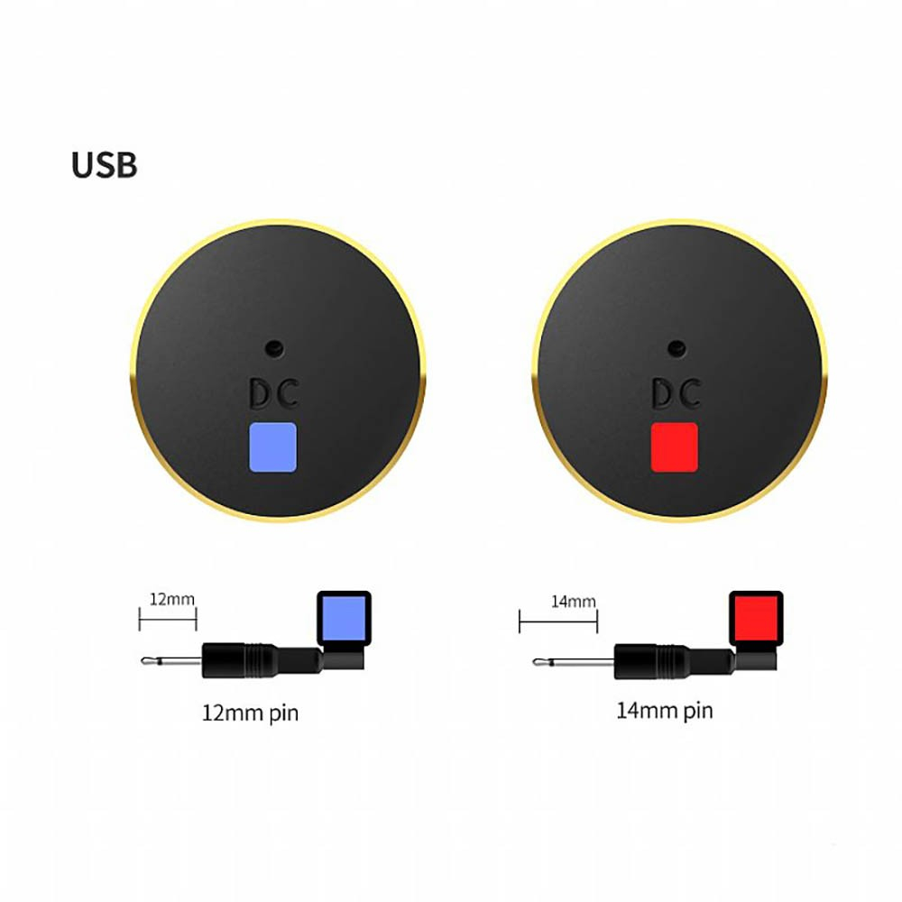 Close-up de um vibrador tipo bast�o do Kit Luxo Pretty Love Preto, destacando o acabamento em silicone e os detalhes dourados