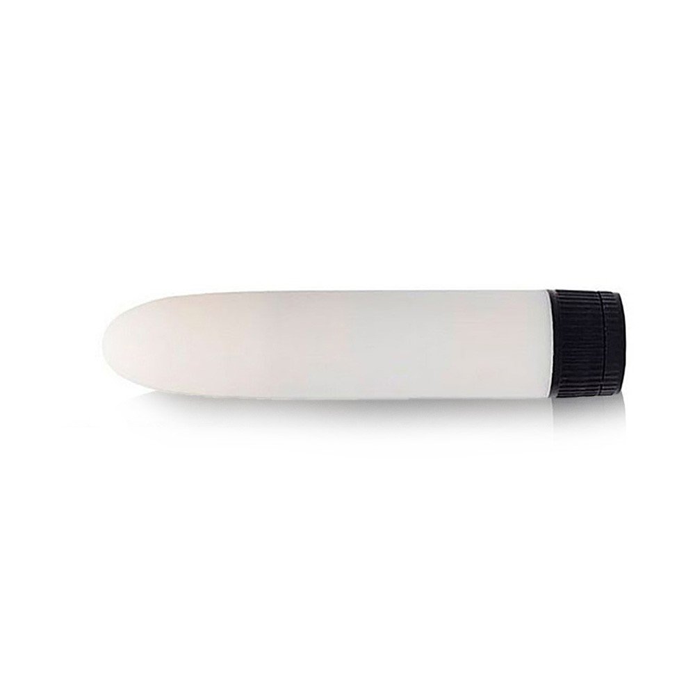 Vibrador Personal em ABS Aveludado Multivelocidade Branco | Vis�o Lateral do Produto
