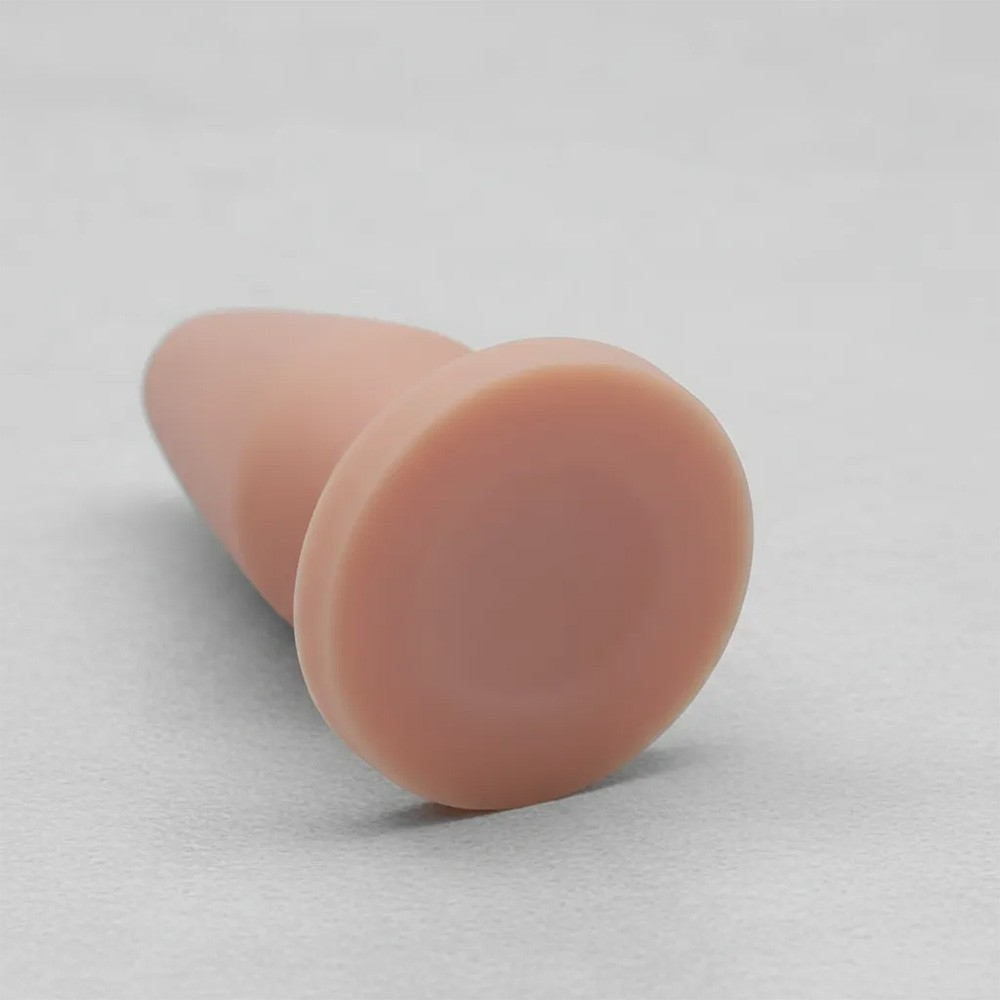 Plug Anal com Base Normal 11 x 5cm Bege | Foto 03