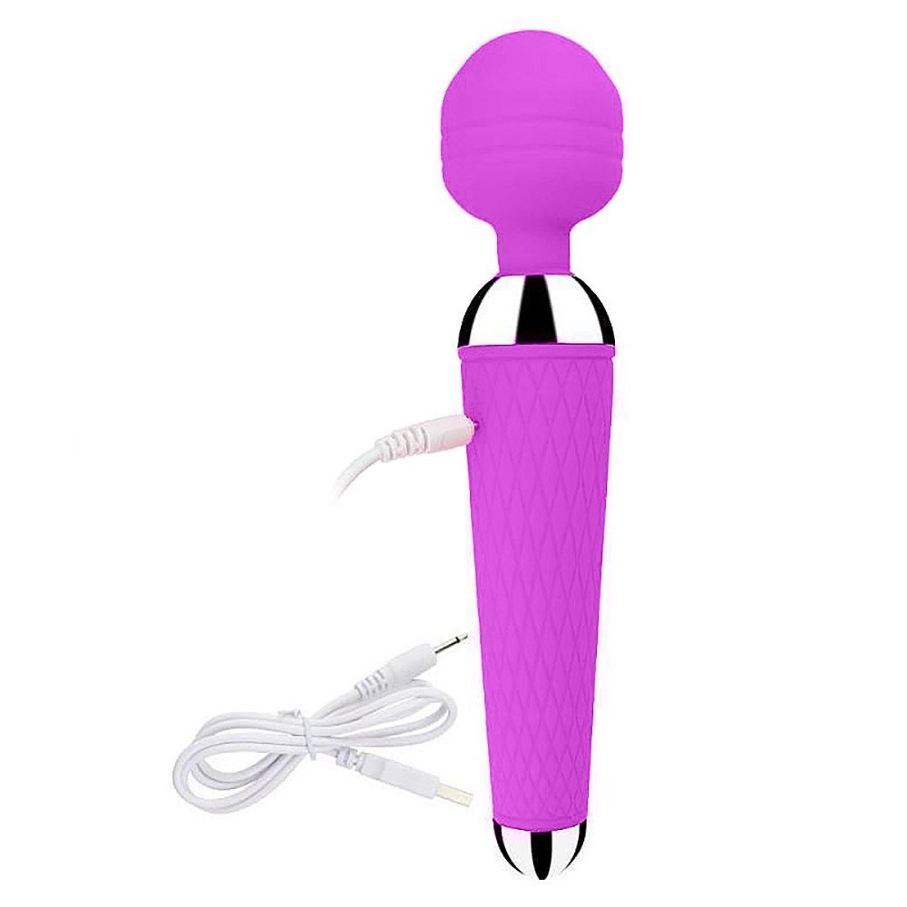 Imagem do Massageador Er�tico Pima Roxo em diferentes �ngulos para visualiza��o completa