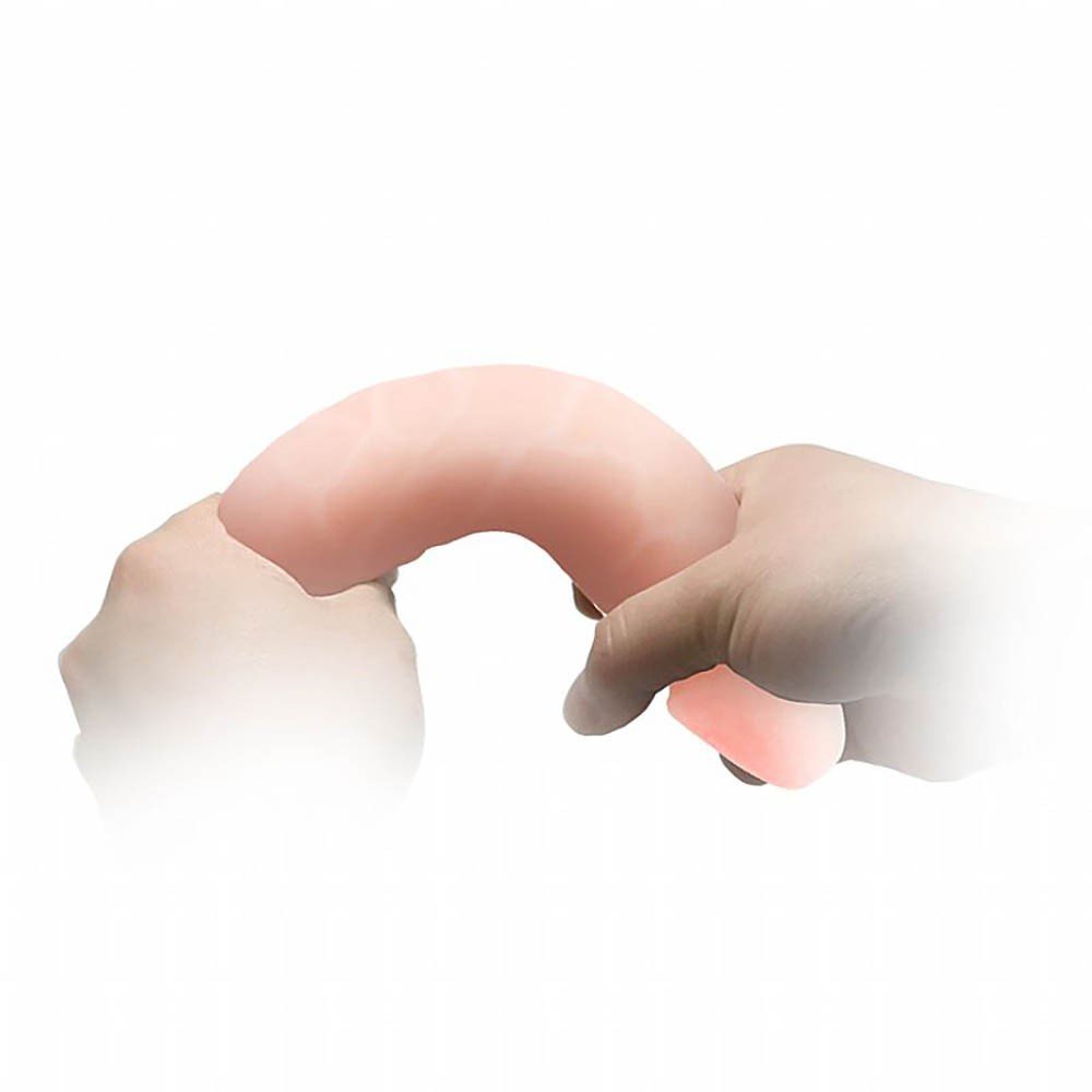 Pênis Realístico em Silicone com Vértebra 19 x 3,7cm Bege | Foto 03
