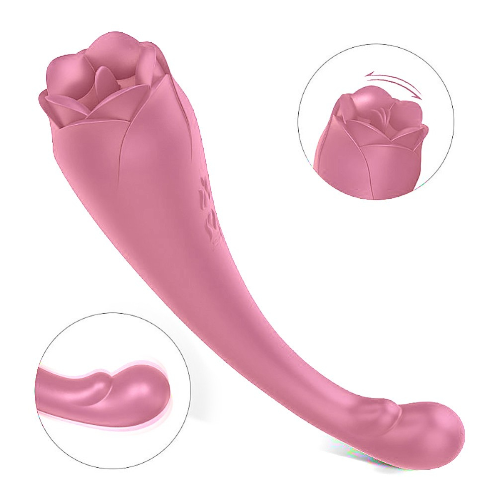 Vibrador Discreto em Silicone Recarregável com 9 Vibrações para Clitóris e Ponto G ASAP Rosa | Foto 02