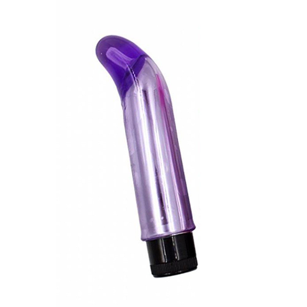 Vibrador Personal com Capa em Jelly Multivelocidade Lil�s - Vista lateral inclinada do vibrador com capa