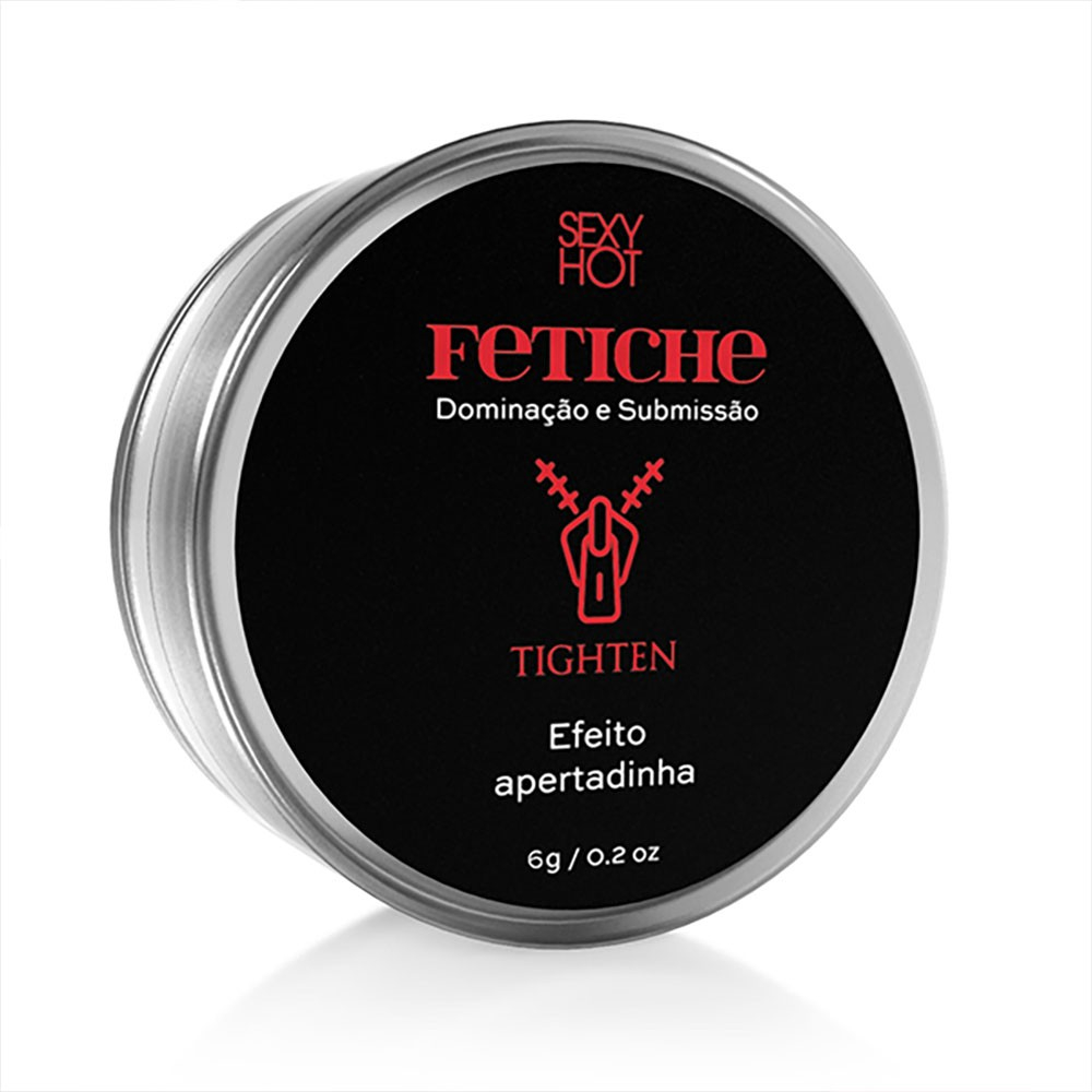 Pote do Gel Adstringente em Pomada Tighten 6g com r�tulo 