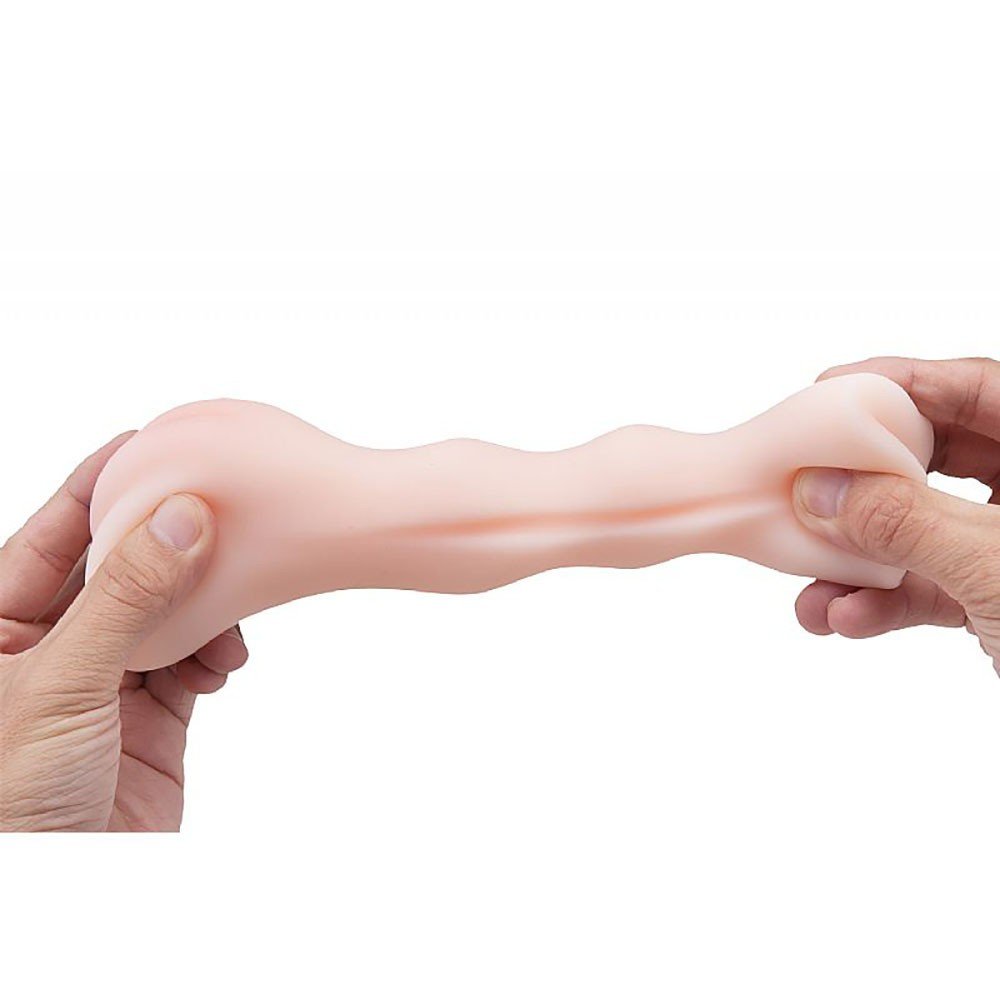 Masturbador Vagina em Cyberskin com Textura Interna Cacá Bege | Foto 05