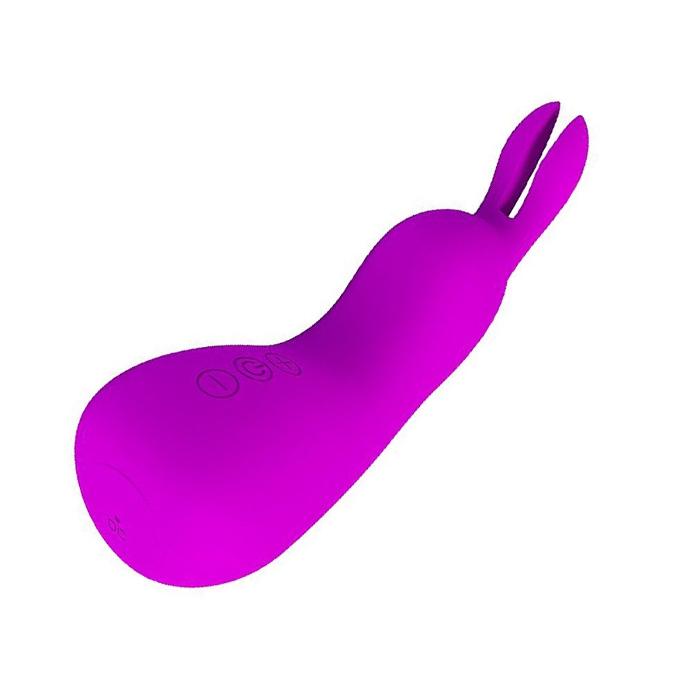 Vibrador Nakki Pink em posi��o angulada, mostrando a flexibilidade do silicone