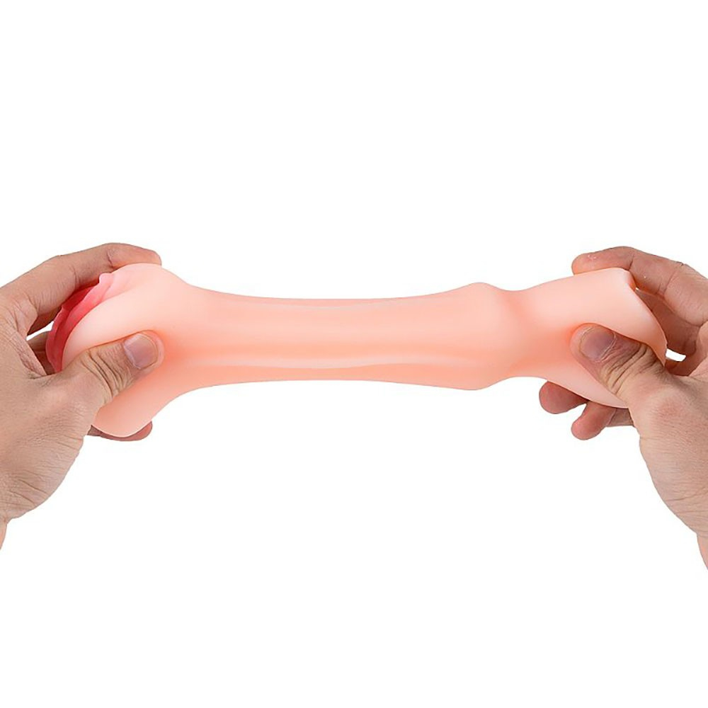 Masturbador Vagina em Cyberskin com Textura Interna Vivi Bege | Foto 05