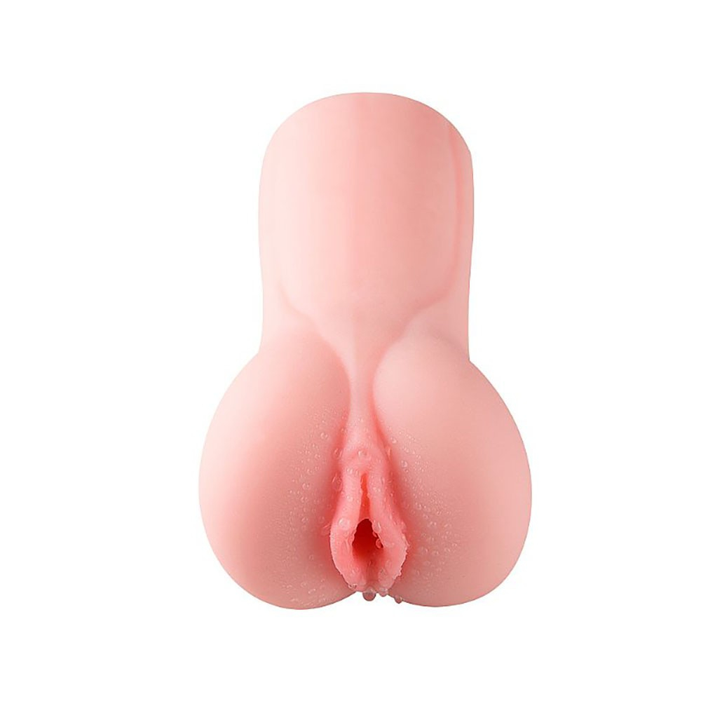Masturbador Vagina em Cyberskin com Textura Interna Lila Bege | Foto 02
