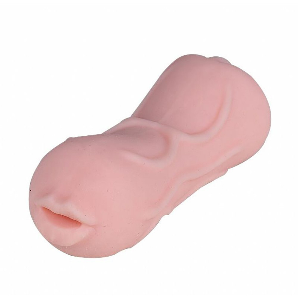 Masturbador Boca e Vagina em Cyberskin com Textura Interna Bege | Foto 04