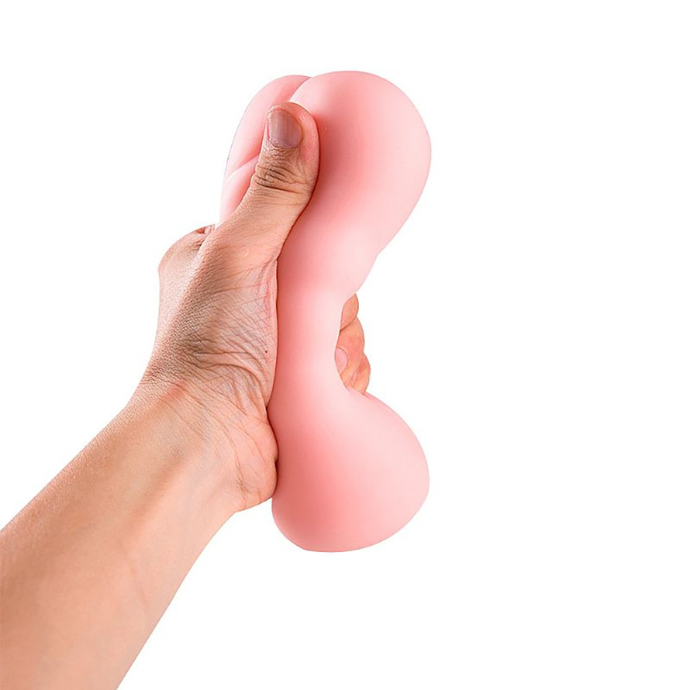 Masturbador Ânus e Vagina em Cyberskin com Textura Interna Ada Bege | Foto 06