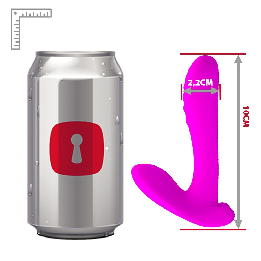 Vibrador para Casal em Silicone Recarreg�vel com 12 Vibra��es e Controle sem Fio Pink | Foto 06 Ilustrativa