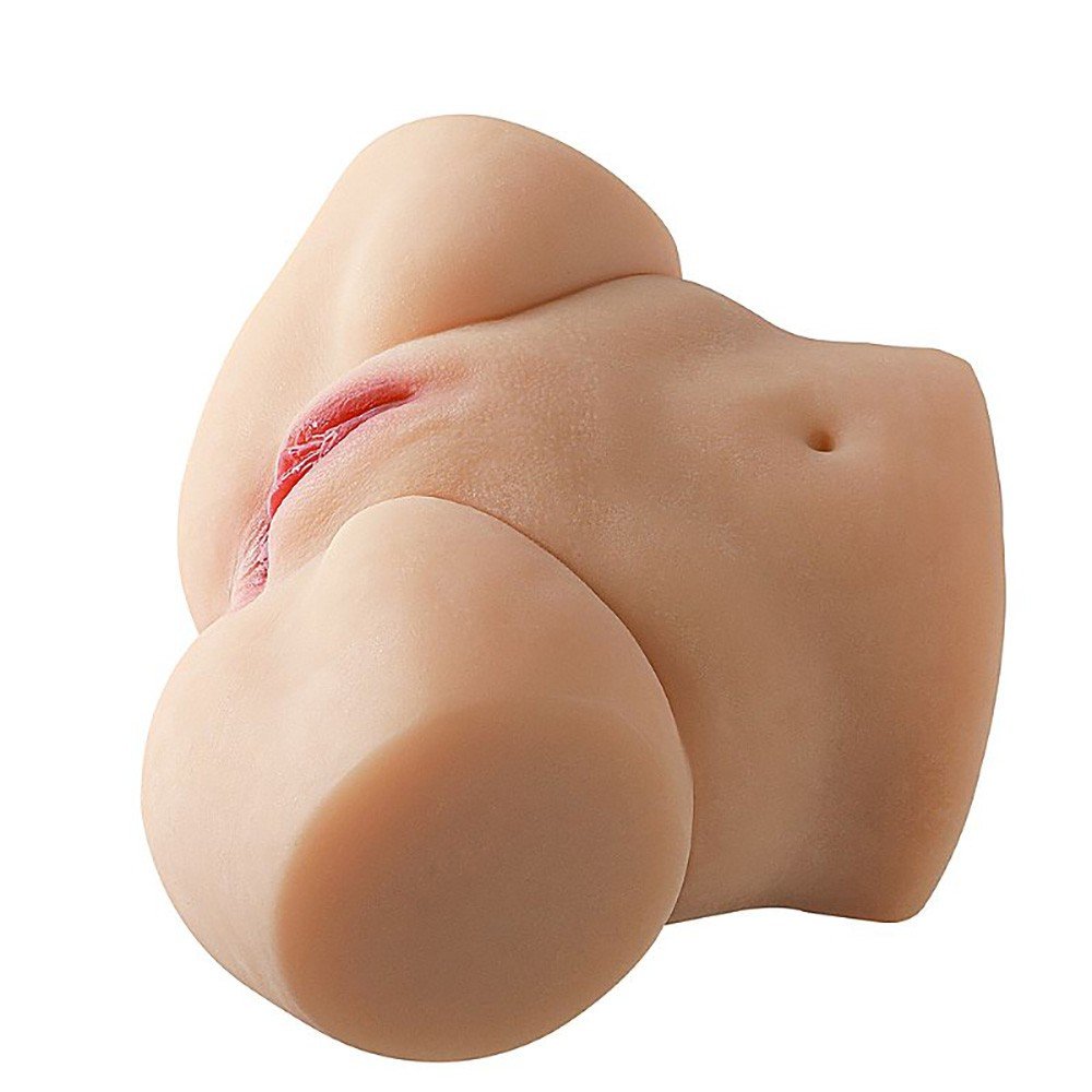Masturbador Masculino em Formato de Bunda com Ânus e Vagina em Cyberskin Realístico Vicki Bege | Foto 03