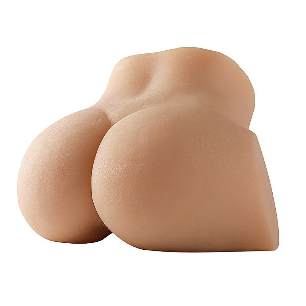 Masturbador Masculino em Formato de Bunda com Ânus e Vagina em Cyberskin Realístico Vicki Bege | Foto 06