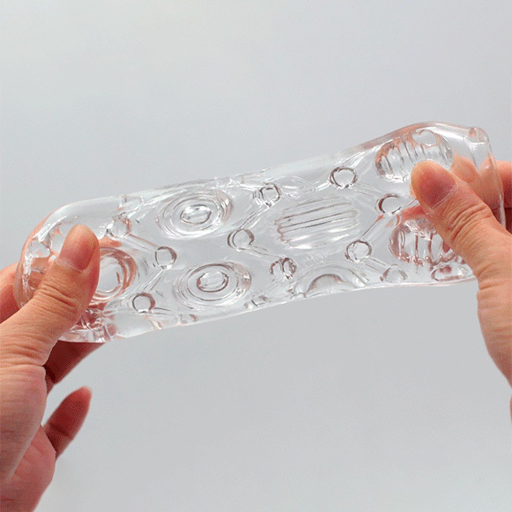 Masturbador Masculino em Silicone com Textura Circular Transparente | Foto 04 Ilustrativa Masturbador Masculino em Silicone com Textura Circular Transparente | Foto 04 Ilustrativa