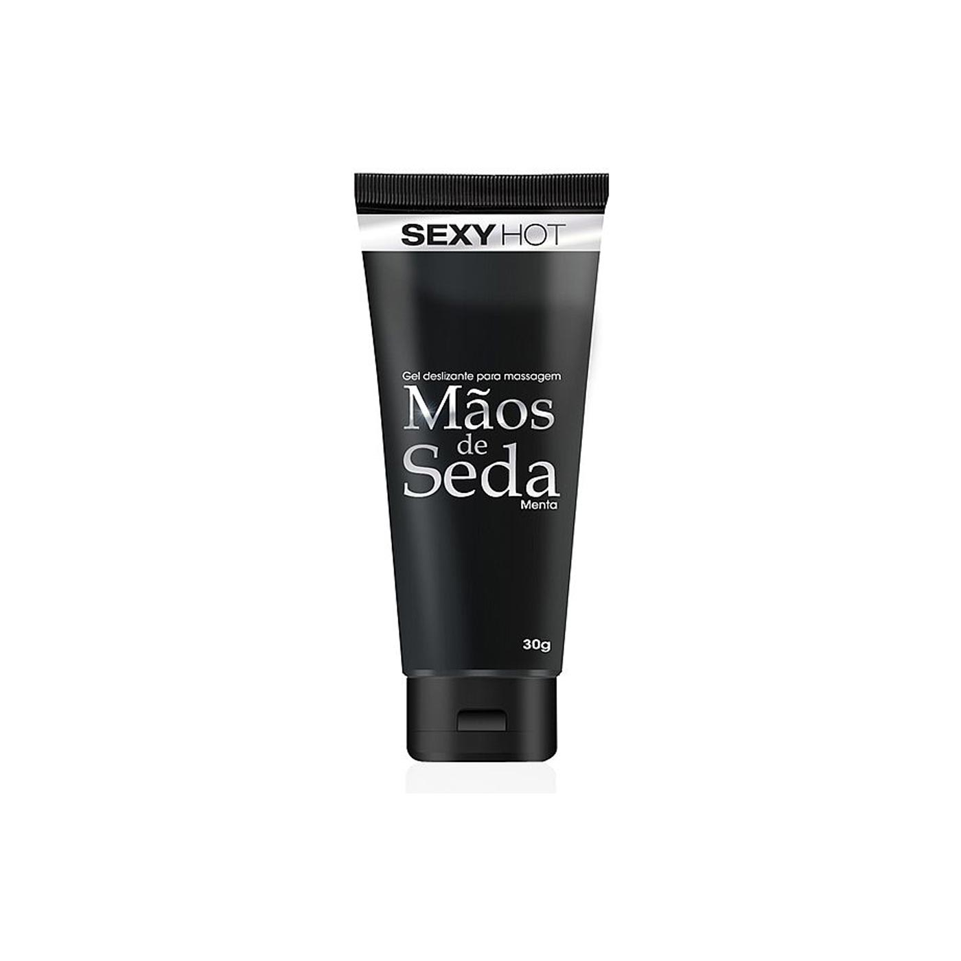 Tubo do Gel M�os de Seda para massagem sensual com destaque para a marca Sexy Hot