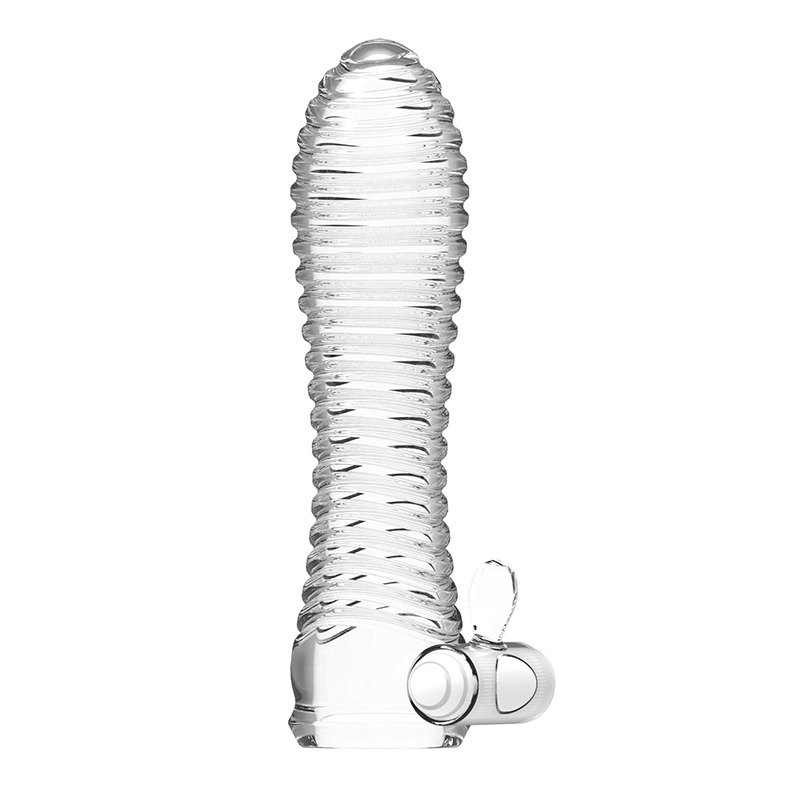 Capa Peniana em Silicone Texturizada 12,5cm | Foto 02