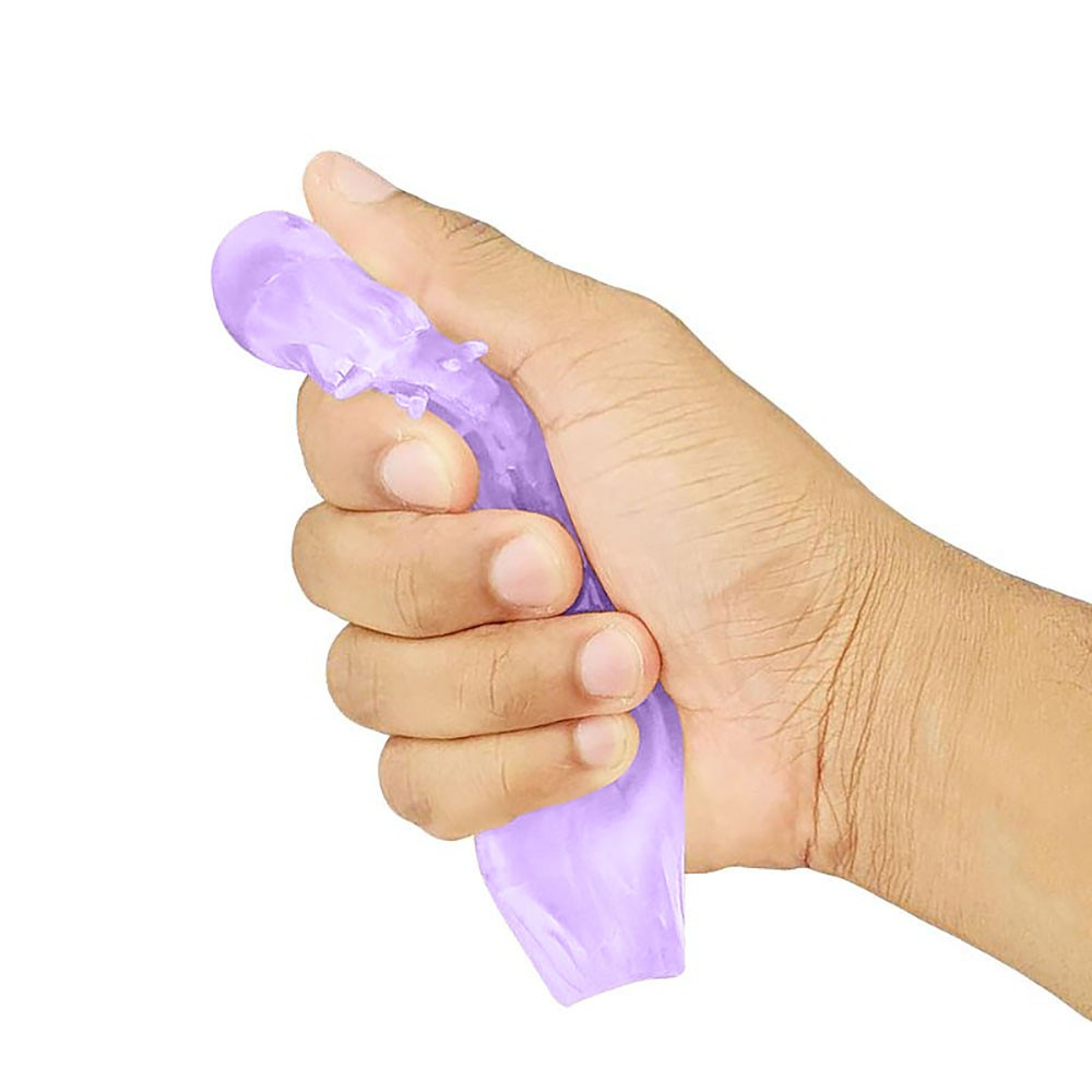Capa Penina sem Vibrador em Jelly 15,5 x 3,3cm Roxa | Foto 04