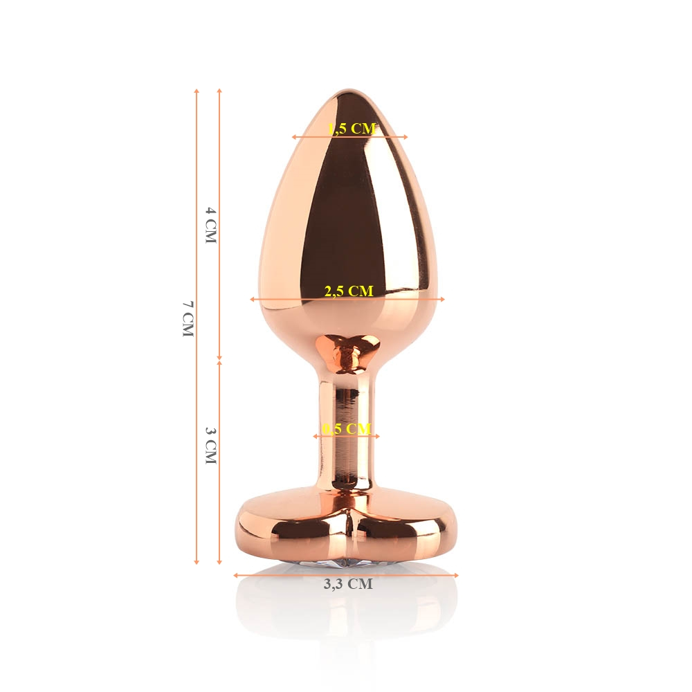 Plug Anal Joia Metal Go Play Teo Rose Gold | Foto 04