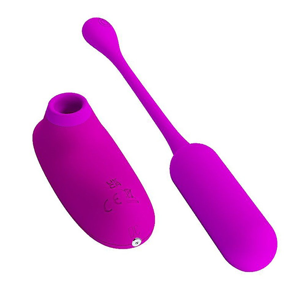 Vibrador Bullet em Silicone Recarregável com 12 Vibrações e Controle sem Fio 2 em 1 Curupira Pink | Foto 03