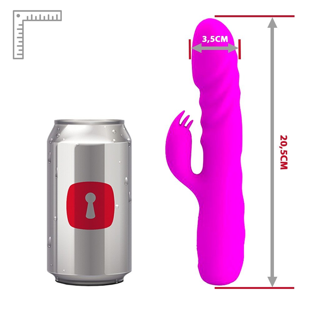 Vibrador Duplo em Silicone Recarregável com 12 Vibrações Vai e Vem Melanie Roxo | Foto 06 Ilustrativa Vibrador Duplo em Silicone Recarregável com 12 Vibrações Vai e Vem Melanie Roxo | Foto 06 Ilustrativa