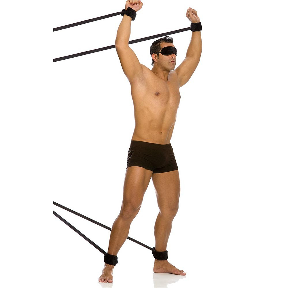 Kit Bondage 4 Amarras para Prender na Porta Preto | Foto 05