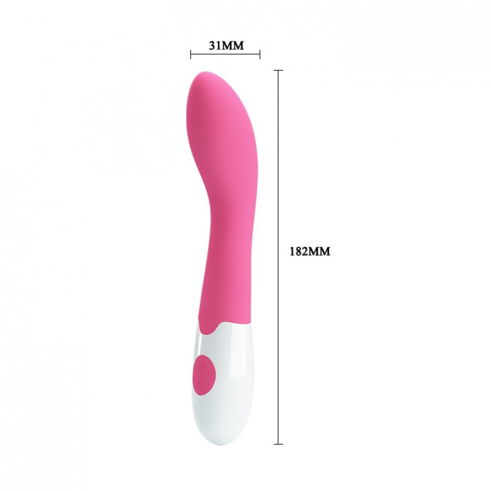 Vibrador Ponto G em Silicone com 30 Funções Bishop 18,2 x 3,1cm Pink | Foto 04