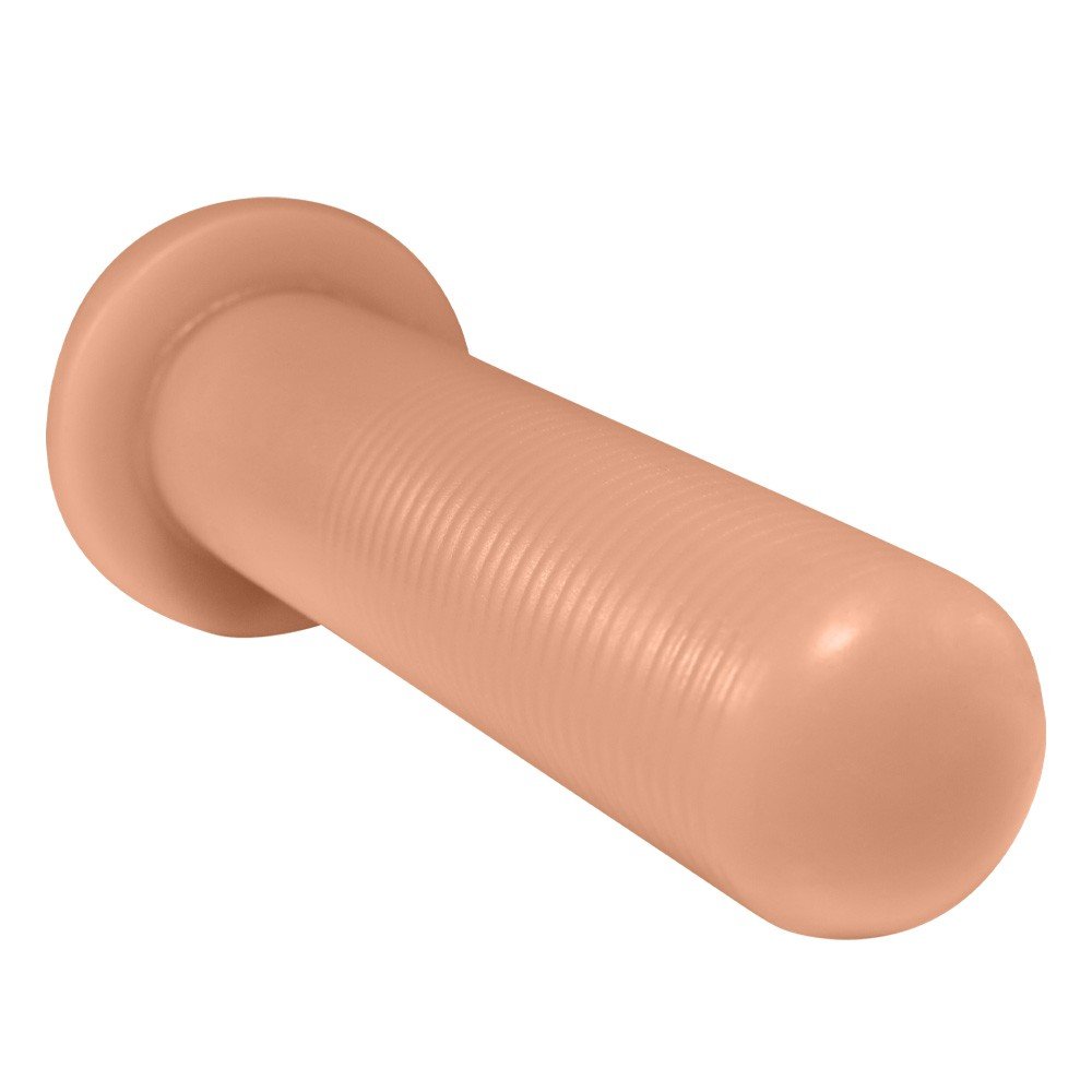 Plug Anal KCT em PVC Fléxivel Atóxico 17 x 4,3cm Bege | Foto 02 Plug Anal KCT em PVC Fléxivel Atóxico 17 x 4,3cm Bege | Foto 02