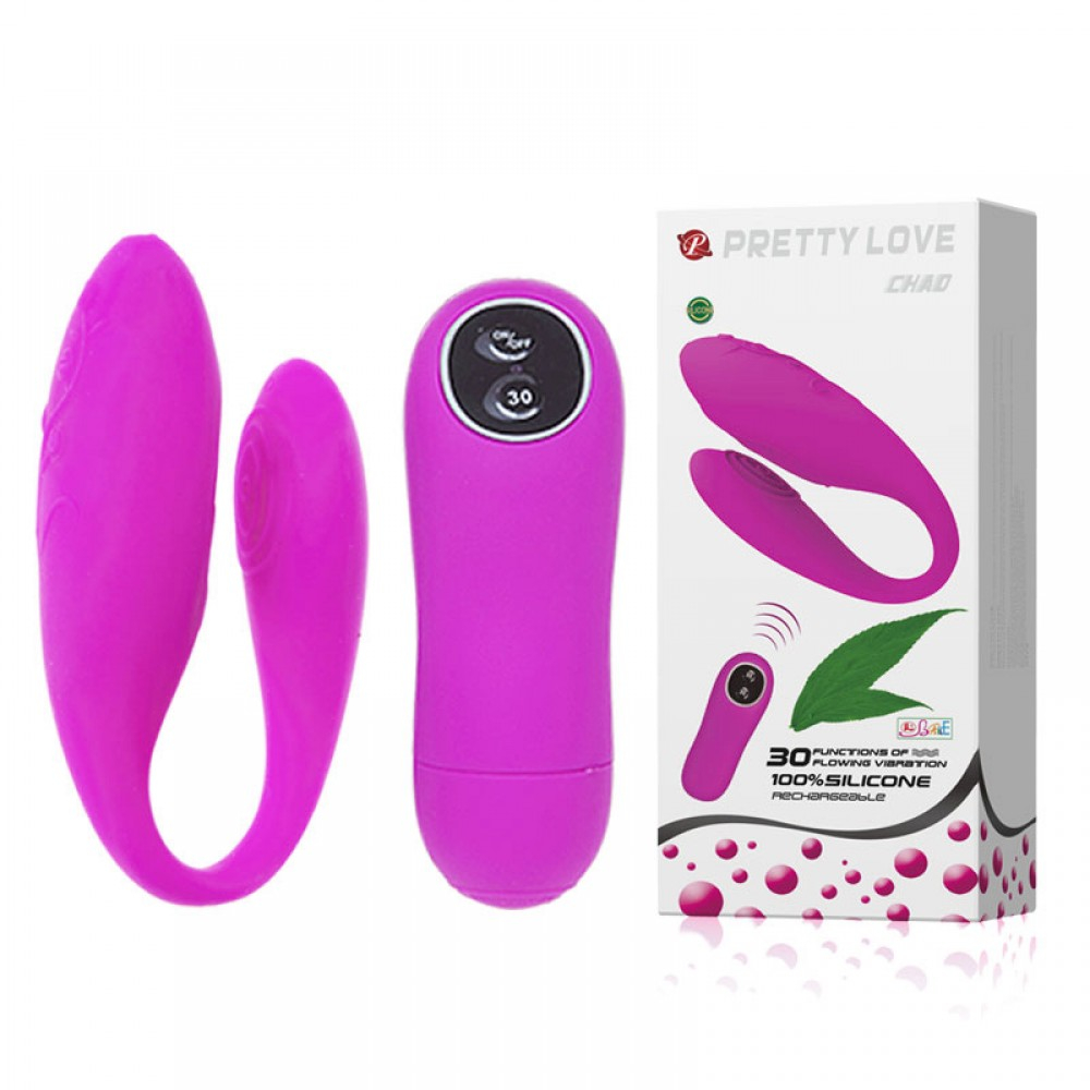 Vibrador para Casal com 30 Funções e Controle Remoto sem Fio Chad Pink | Foto 01