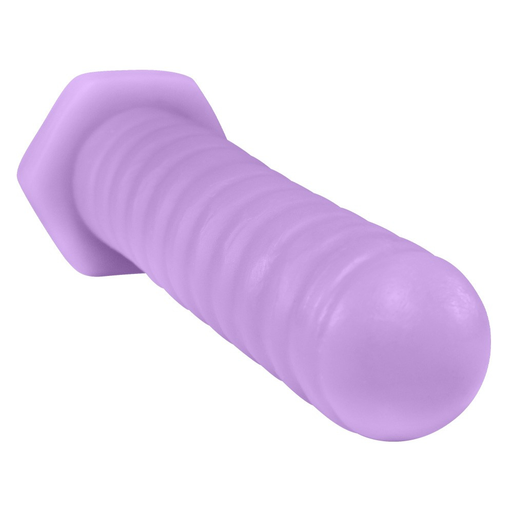 Plug Anal Parafuso em PVC Fléxivel Atóxico 14,5 x 3,5cm Roxo | Foto 02 Plug Anal Parafuso em PVC Fléxivel Atóxico 14,5 x 3,5cm Roxo | Foto 02