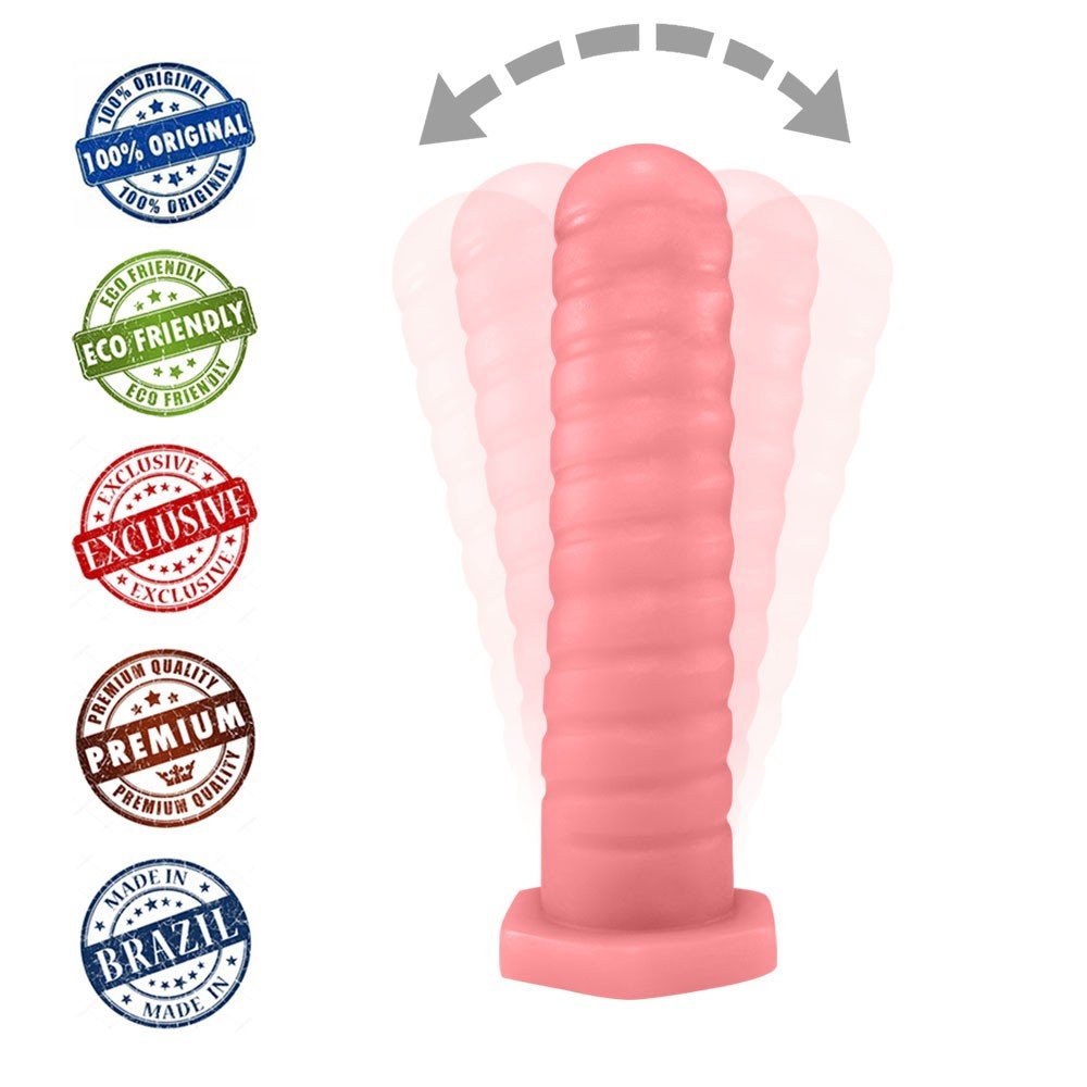 Plug Anal Parafuso em PVC Fléxivel Atóxico 14,5 x 3,5cm Rosa | Foto 03 Plug Anal Parafuso em PVC Fléxivel Atóxico 14,5 x 3,5cm Rosa | Foto 03