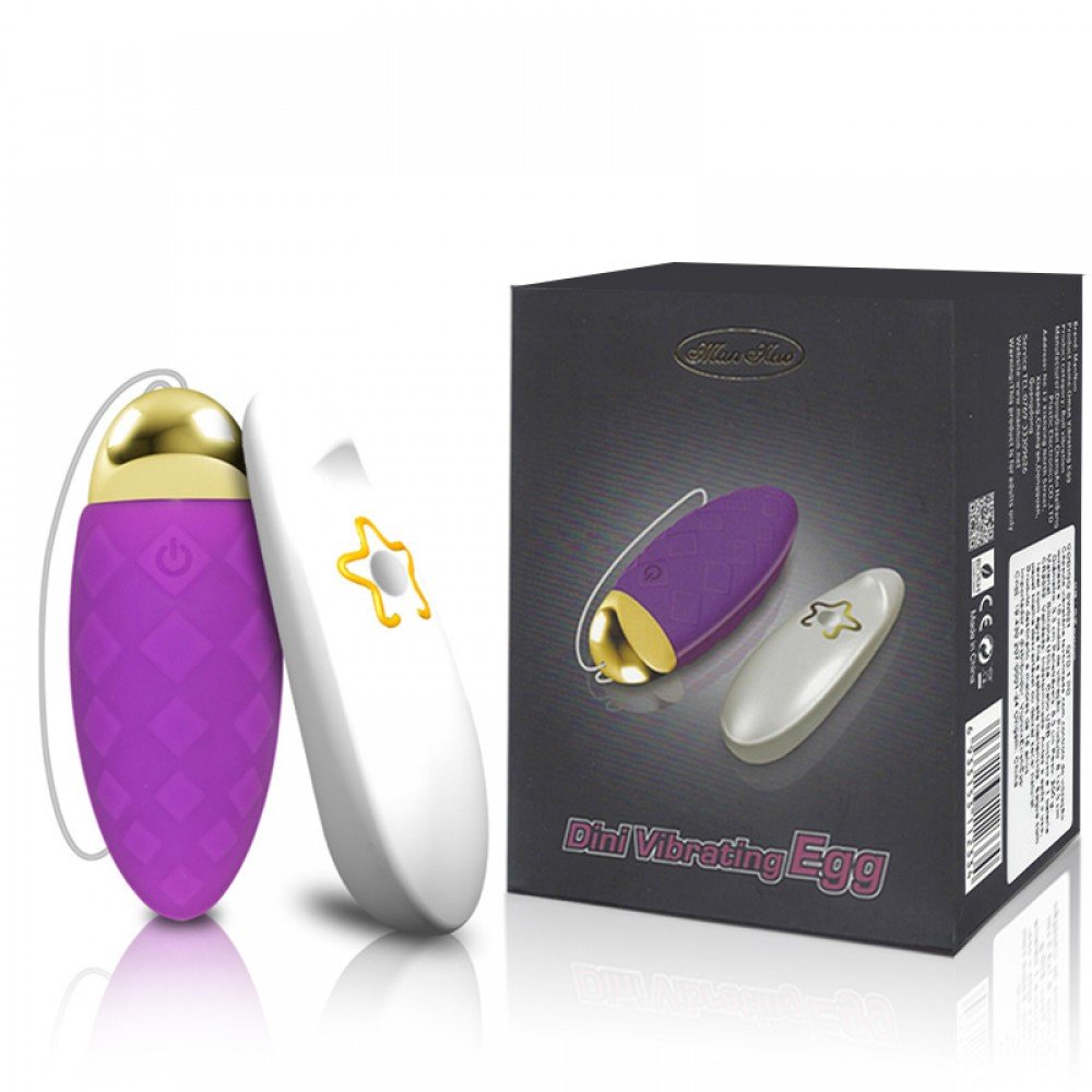 Vibrador Bullet com 10 Vibrações e Controle Remoto sem Fio Dini Roxo | Foto 01