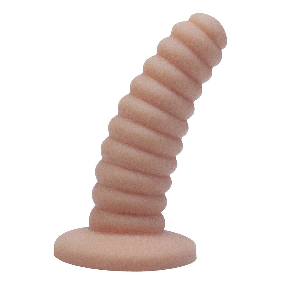 Plug Anal de PVC Flexível Unicórnio 14 x 4,8cm Bege | Foto 02 Plug Anal de PVC Flexível Unicórnio 14 x 4,8cm Bege | Foto 02