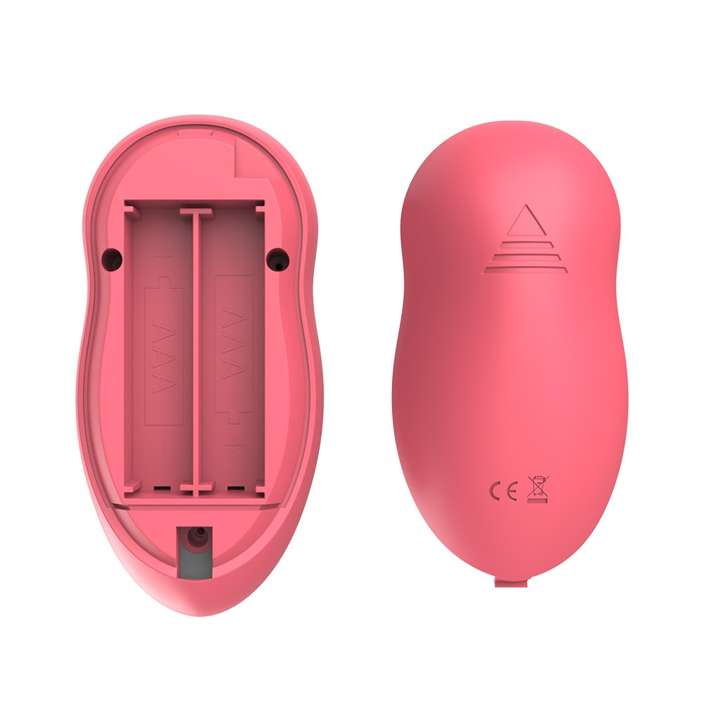Pulsador de Clit�ris em Silicone com 7 Pulsa��es Pink em close-up do cabe�ote de estimula��o, evidenciando as ranhuras para sensa��es otimizadas