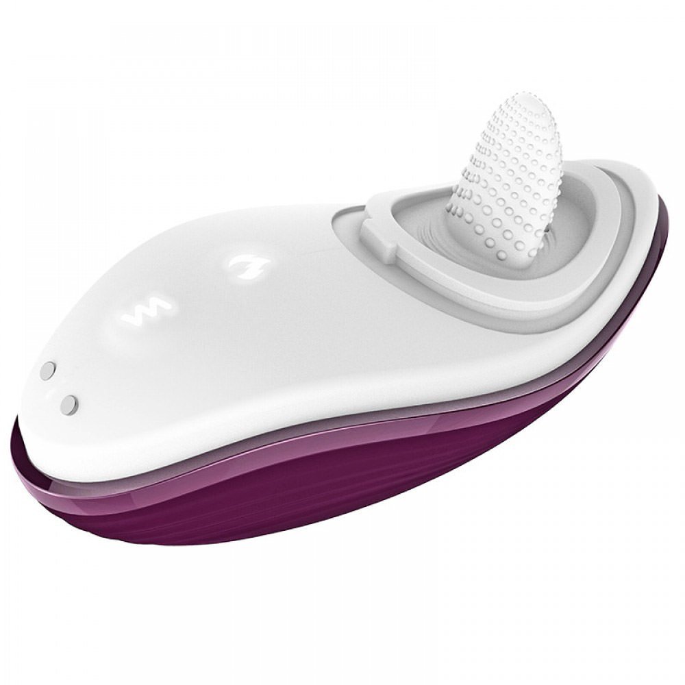 Sugador de Clit�ris Luxo, Recarreg�vel e Compacto Roxo - ponta do sugador com vibrador aparente