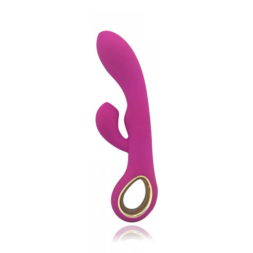 Vibrador Duplo de Luxo Miya Recarreg�vel Detalhes em Metal Pink | Foto 05