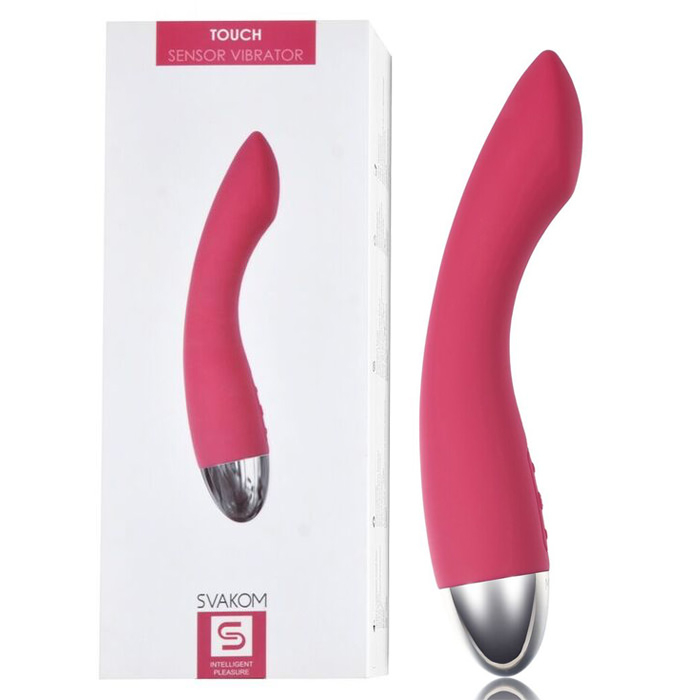 Vibrador Ponto G com Sensor de Toque Vermelho | Foto 03 Vibrador Ponto G com Sensor de Toque Vermelho | Foto 03