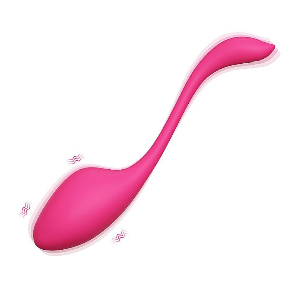 Vibrador para Casal Recarreg�vel em Silicone com 10 Vibra��es e Controle por APP Pink mostrando as ondas de vibra��o