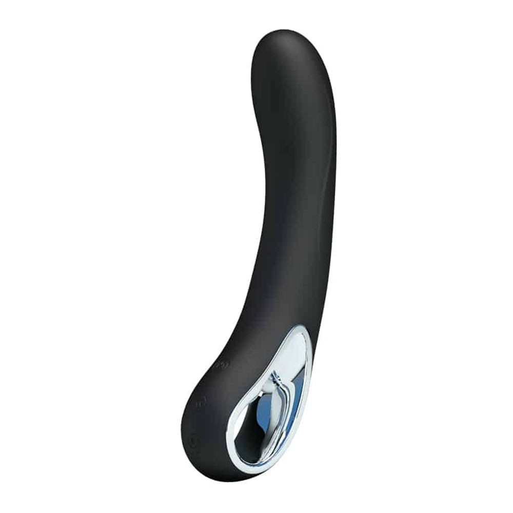 Vibrador Feminino Recarreg�vel em Silicone com 12 Vibra��es Alston Preto | Foto 02