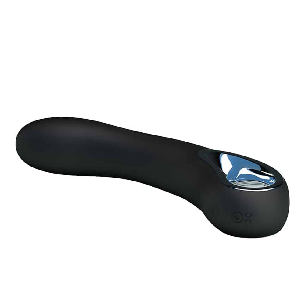 Vibrador Feminino Recarreg�vel em Silicone com 12 Vibra��es Alston Preto | Foto 03